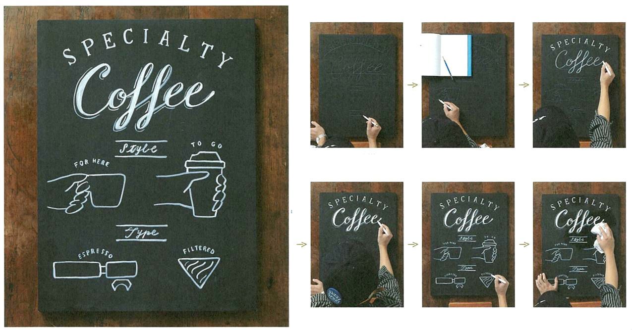 カフェ風インテリアに プロの 黒板描き が教える黒板文字をバランスよく描くためのポイント5つ 暮らしニスタ