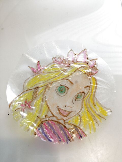 オブラートアートで ラプンツェルケーキ 暮らしニスタ