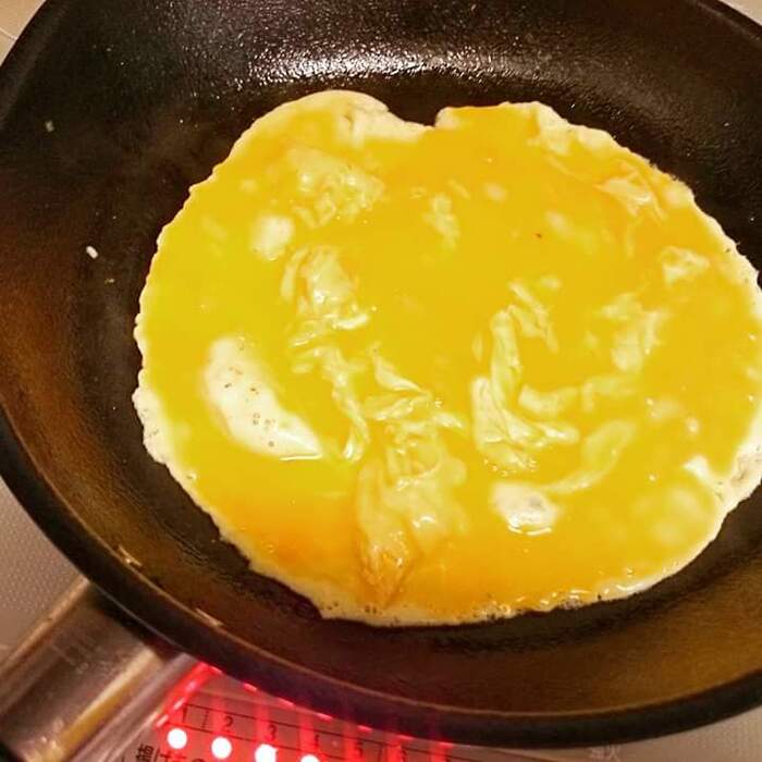 卵を焼きます