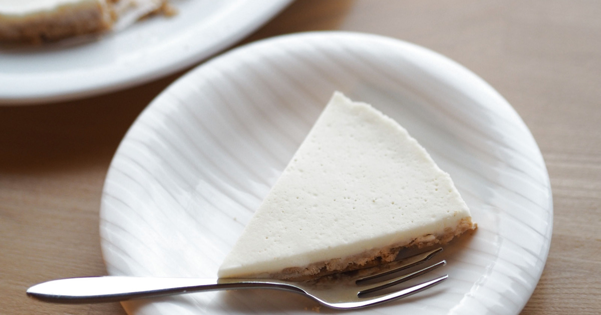 材料3つ 3ステップで 簡単に本格的な レアチーズケーキ が作れちゃう 暮らしニスタ
