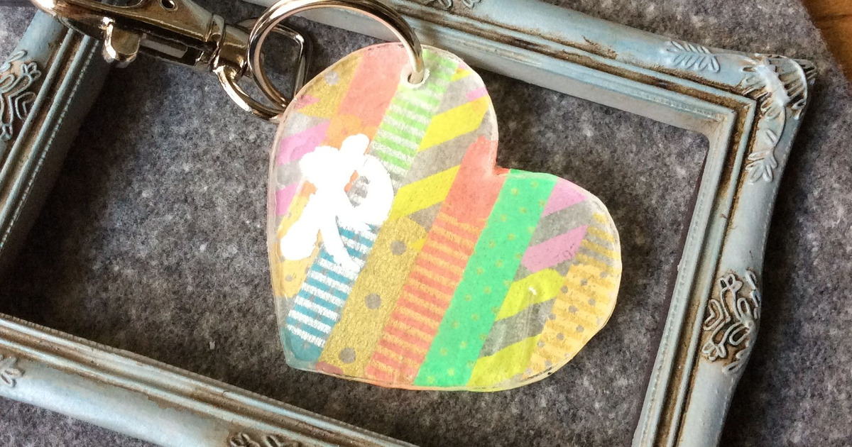 簡単 100均の材料とマステでキーホルダー作り 暮らしニスタ