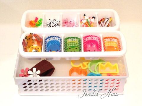 細かいお弁当ピックは100円の製氷皿収納 暮らしニスタ