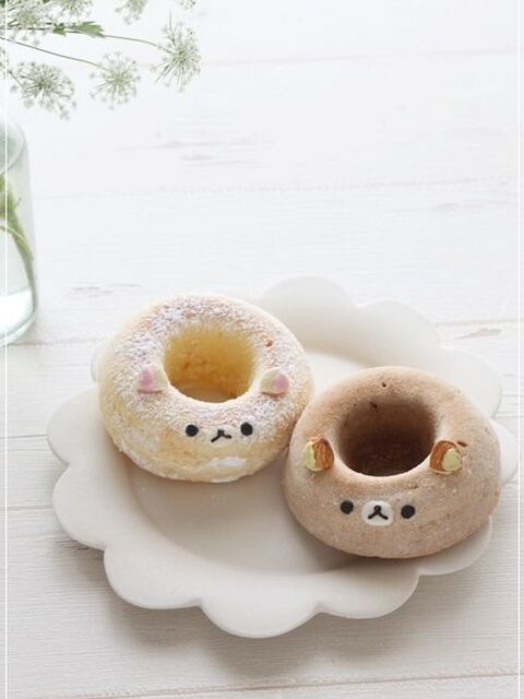 ホットケーキミックスで簡単キャラスイーツ 焼きドーナツ 暮らしニスタ