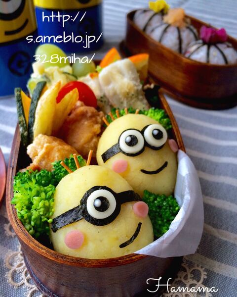 おにぎりより簡単 マッシュポテトでミニオン キャラ弁 暮らしニスタ おにぎりより簡単 マッシュポテトでミニオン キャラ弁 暮らしニスタ