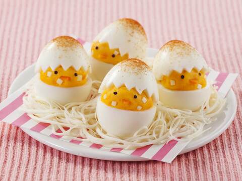 かわいいレシピ ひよこのエッグサラダ 暮らしニスタ