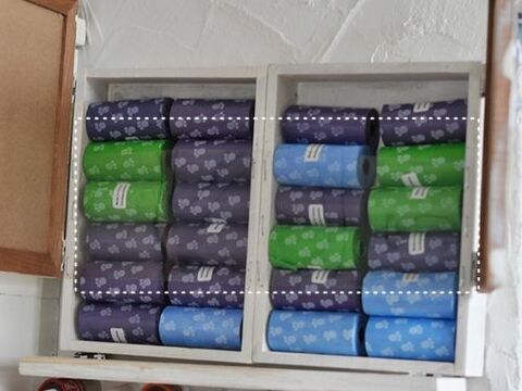 100均でわんこのお散歩グッズ収納 暮らしニスタ