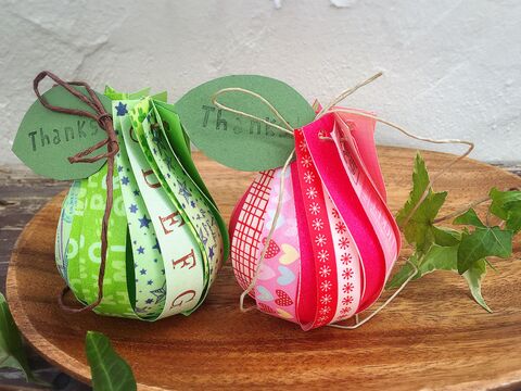 簡単かわいい マスキングテープで洋梨形ラッピング 暮らしニスタ