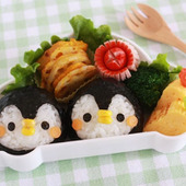 初心者さんにオススメのキャラ弁！ぺんぎんちゃんのデコおにぎり