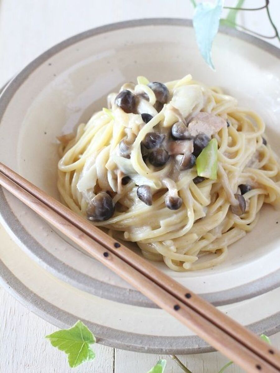 和風パスタのアイデアレシピ22選 あっさりしているのに しっかりコクがあって美味しい 暮らしニスタ