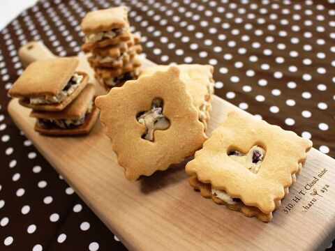 レーズンバターサンド風 バターなしチーズクリームで 暮らしニスタ