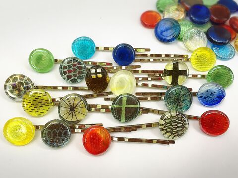 簡単ハンドメイド おはじきキャンディピン留め 暮らしニスタ