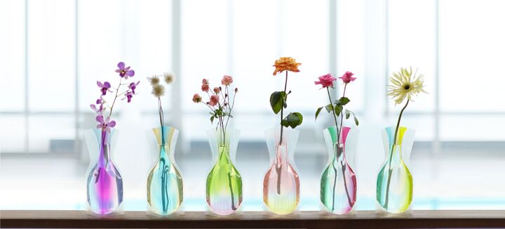 ビニールの折りたためる花瓶!D-BROSのフラワーベースがおしゃれすぎる