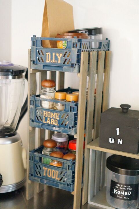100均すのことコンテナで簡単 食品 調味料収納ラック 暮らしニスタ 100均すのことコンテナで簡単 食品 調味料収納ラック 暮らしニスタ