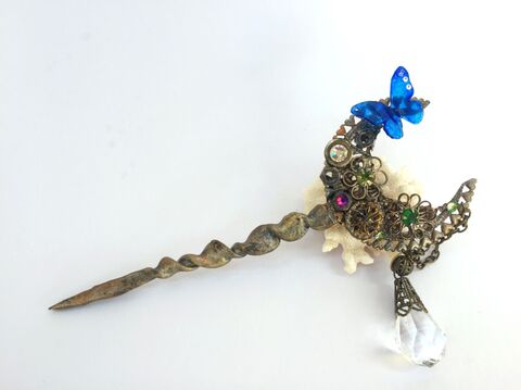 セリア商品をリメイク スチームパンク風かんざし 暮らしニスタ セリア商品をリメイク スチームパンク風かんざし 暮らしニスタ