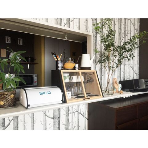 Salutのブレッドケースでキッチンカウンターのごちゃつき目隠し 暮らしニスタ Salutのブレッドケースでキッチンカウンターのごちゃつき目隠し 暮らしニスタ