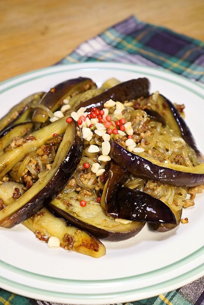 タイ料理が簡単に味わえる「パラパッパ！」でなすとひき肉とマロニー炒めのレシピ☆
