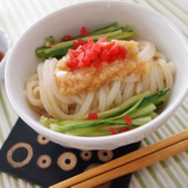 初夏に食べたいさっぱりレシピ！「ねぎみそうどん 梅風味」