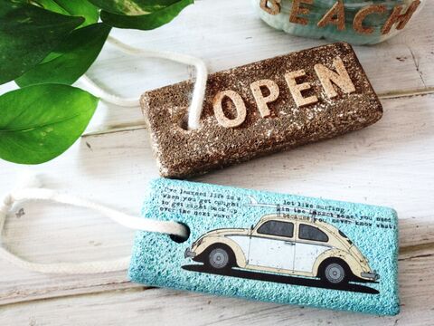 100均軽石をお洒落なドアノブインテリアに簡単リメイク 暮らしニスタ