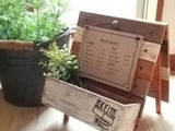 100均すのこDIY☆カフェ看板風ちょこっと収納