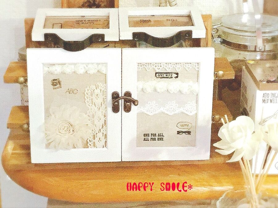 All100均で作る スマホも充電できるふんわりオシャレな収納box 暮らしニスタ