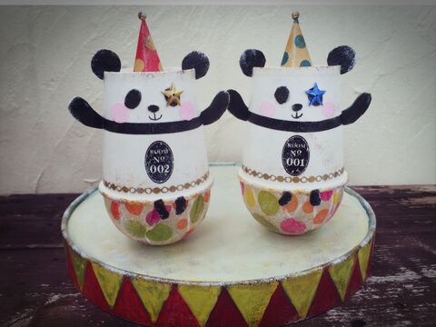 紙コップで簡単工作 起き上がりサーカスパンダの作り方 暮らしニスタ 紙コップで簡単工作 起き上がりサーカスパンダの作り方 暮らしニスタ