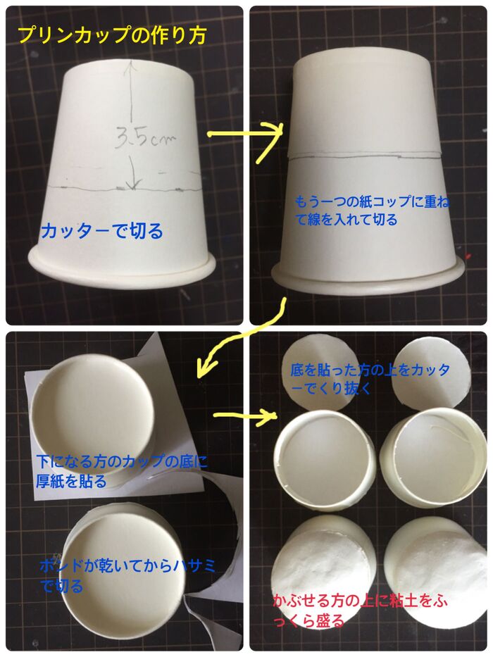 プリンカップの作り方
