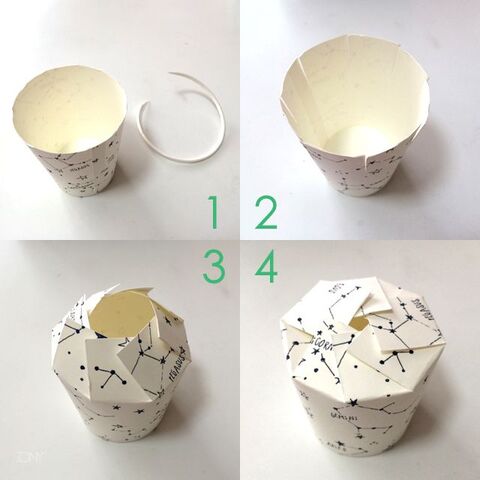 紙コップで手作り おうち型ラッピング 暮らしニスタ