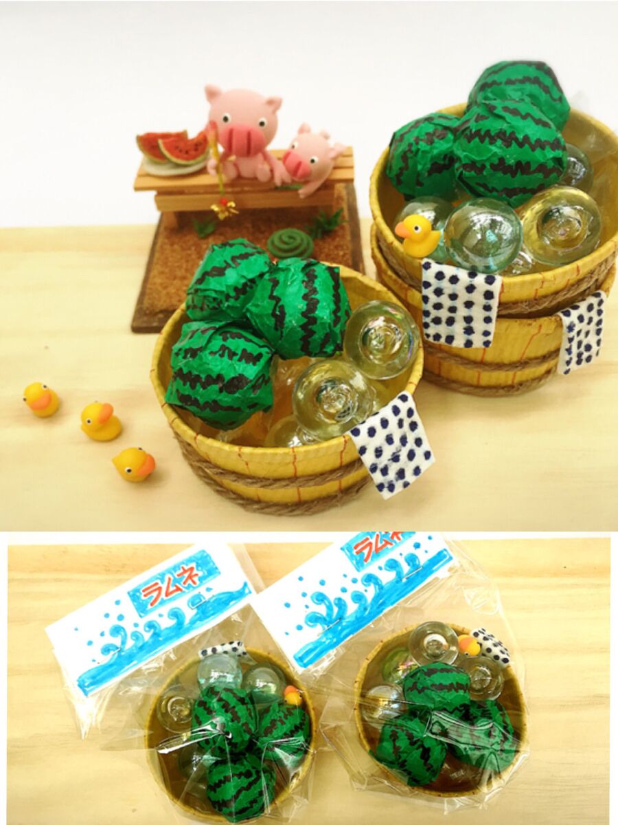 紙コップで日本の夏 木桶ラッピングの作り方 暮らしニスタ