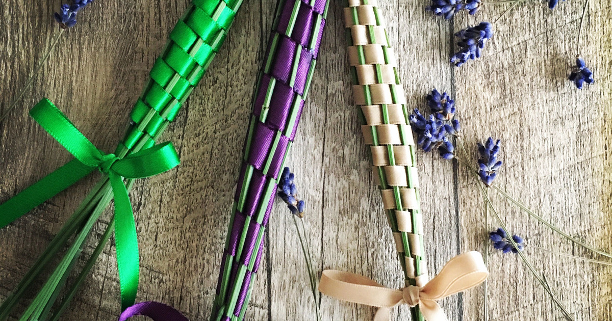 編むだけ ラベンダースティックの作り方 暮らしニスタ