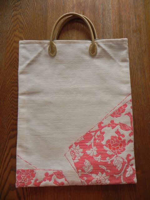 着物帯を簡単リメイク トートバッグ 暮らしニスタ