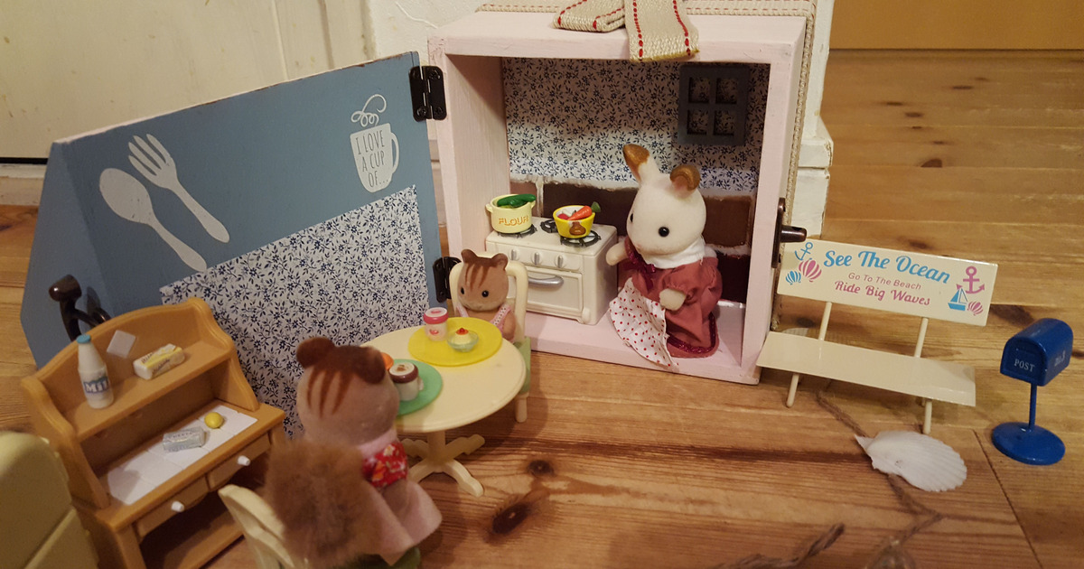セリアで作るシルバニアファミリーのおうち 暮らしニスタ