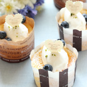 ふわふわ♡絶品！カップで作る☆ヨーグルトスフレケーキ