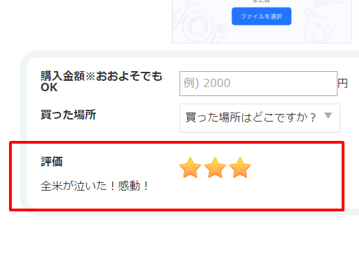 STEP4　評価を記入する