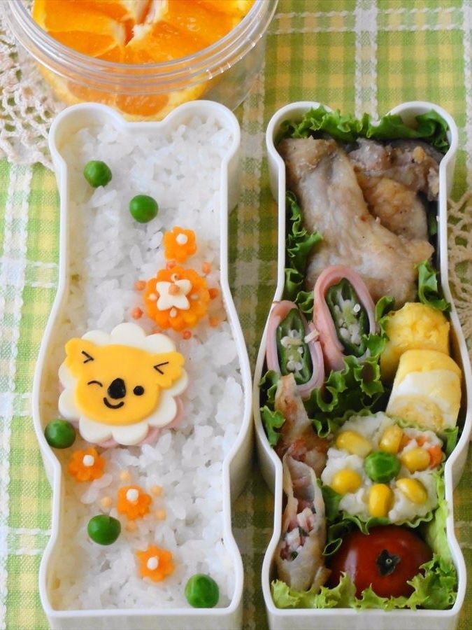 可愛すぎない中学生弁当♪コアラのマーチ弁当