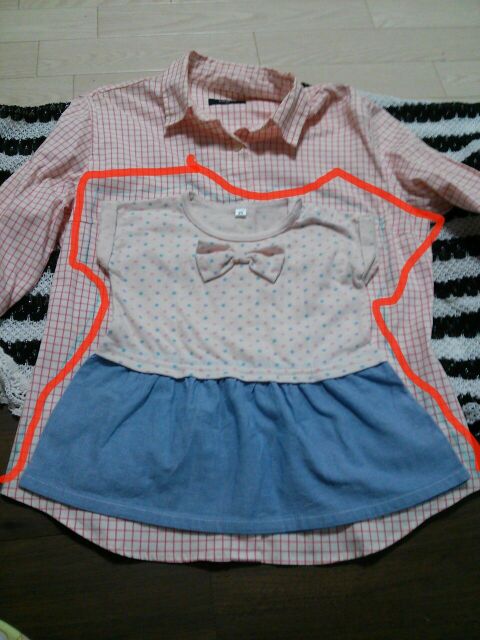 大人服リメイクで簡単に子供服 不要な大人ブラウスを可愛いワンピースに 暮らしニスタ 大人服リメイクで簡単に子供服 不要な大人ブラウスを可愛いワンピースに 暮らしニスタ