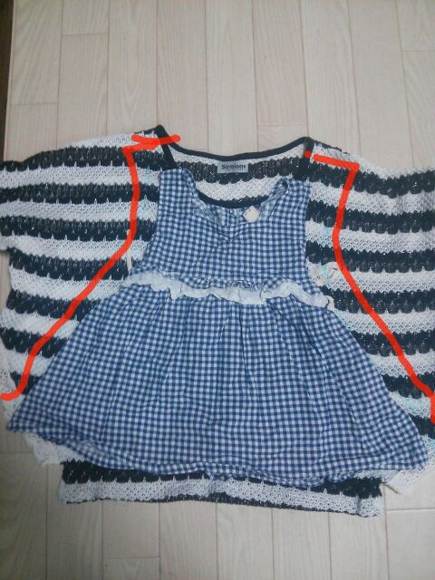 大人服リメイクで簡単子供服作り 要らないトップスを可愛いワンピースに 暮らしニスタ 大人服リメイクで簡単子供服作り 要らないトップスを可愛いワンピースに 暮らしニスタ