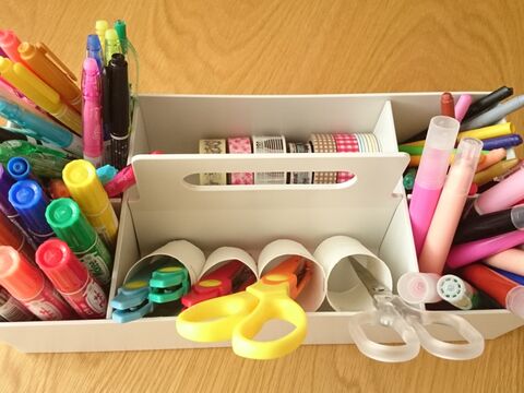子ども部屋収納 無印で工作道具とペンの移動式収納 暮らしニスタ 子ども部屋収納 無印で工作道具とペンの移動式収納 暮らしニスタ