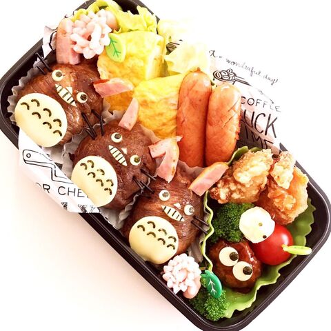 みんな大好きトトロのキャラ弁作り方 簡単なのにかわいくできる 暮らしニスタ