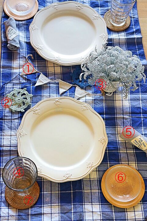 100均グッズを使ってプチプラ 大人可愛い夏のテーブルコーデの作り方 暮らしニスタ