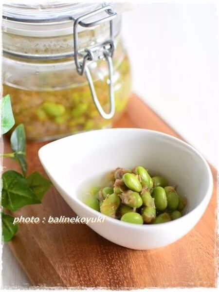 【夏レシピ】おつまみの定番！枝豆のもっと美味しい食べ方「枝豆の煮びたし」