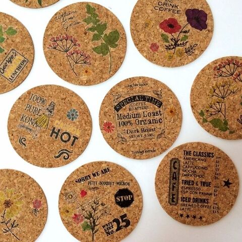 Diy コルク素材と転写シートで100均手作りコースター 暮らしニスタ Diy コルク素材と転写シートで100均手作りコースター 暮らしニスタ