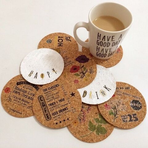 Diy コルク素材と転写シートで100均手作りコースター 暮らしニスタ Diy コルク素材と転写シートで100均手作りコースター 暮らしニスタ