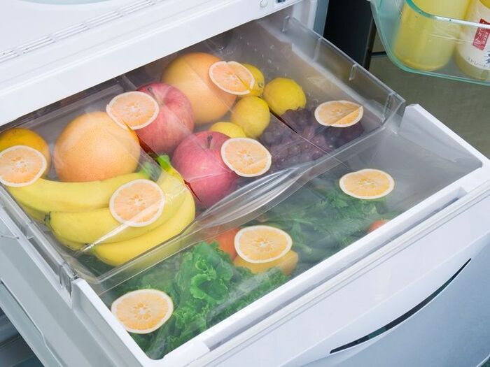 冷蔵庫の冷気を逃がさない 「冷蔵庫用節電カーテン」