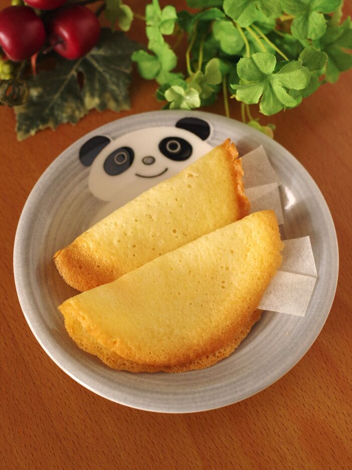 ホットケーキミックス(HM)で簡単フォーチュンクッキー☆おみくじクッキー(卵白の消費にも♪)