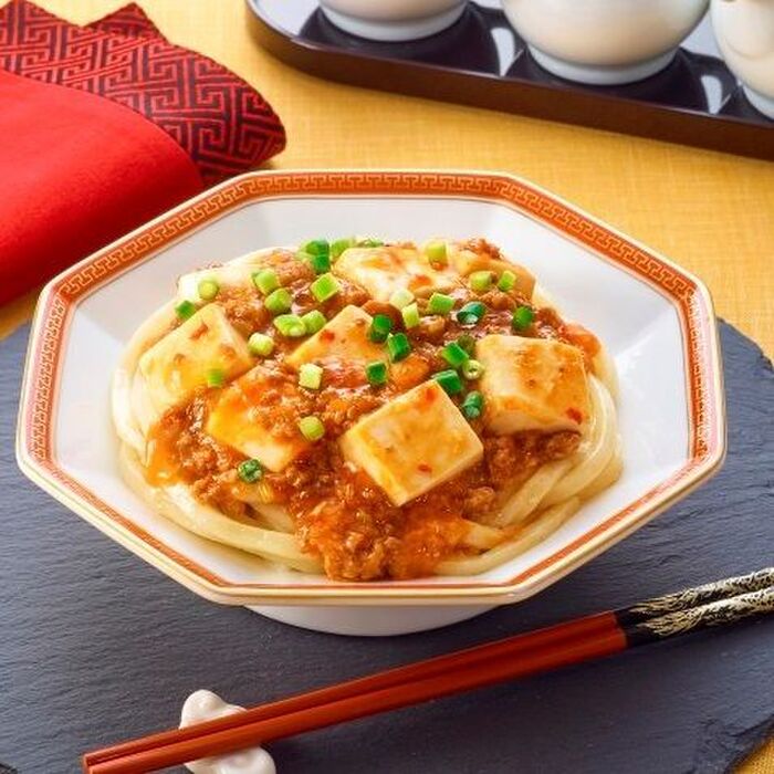夏休み♪ふるさと麺レシピ「仙台マーボー焼きうどん」