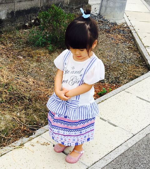 100均手ぬぐいがチュニック兼スカートの2way子供服に変身 超簡単 暮らしニスタ
