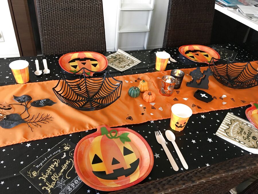 All100均でハロウィンテーブルコーディネート 暮らしニスタ