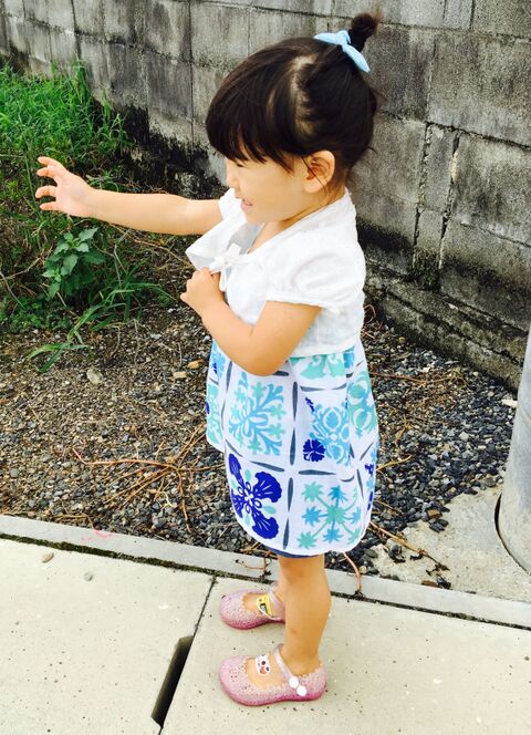 100均手ぬぐいでチュニック兼スカート2way子供服 Part2 暮らしニスタ 100均手ぬぐいでチュニック兼スカート2way子供服 Part2 暮らしニスタ