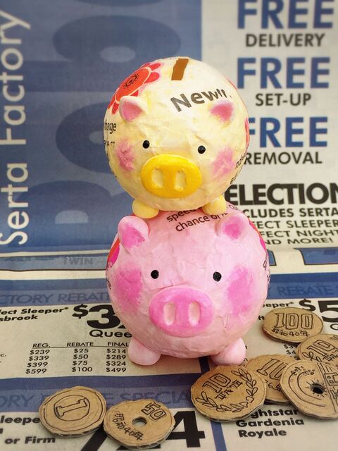 ペーパーマッシュを簡単手作り ブタの貯金箱 暮らしニスタ ペーパーマッシュを簡単手作り ブタの貯金箱 暮らしニスタ