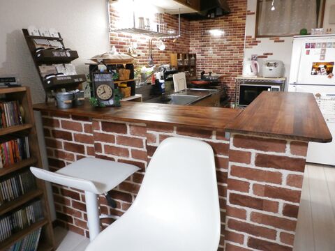 カラーボックスでdiy 男前キッチンカウンター 暮らしニスタ カラーボックスでdiy 男前キッチンカウンター 暮らしニスタ